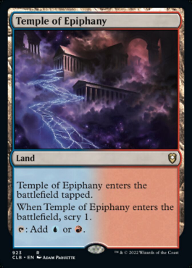 Temple of Epiphany [Commander Legends: Battle for Baldur's Gate] | Rock City Comics