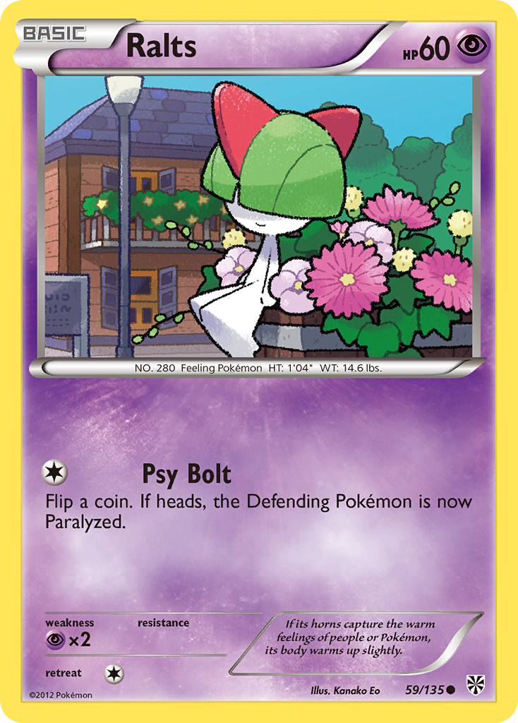 Ralts (59/135) [Black & White: Plasma Storm] | Rock City Comics