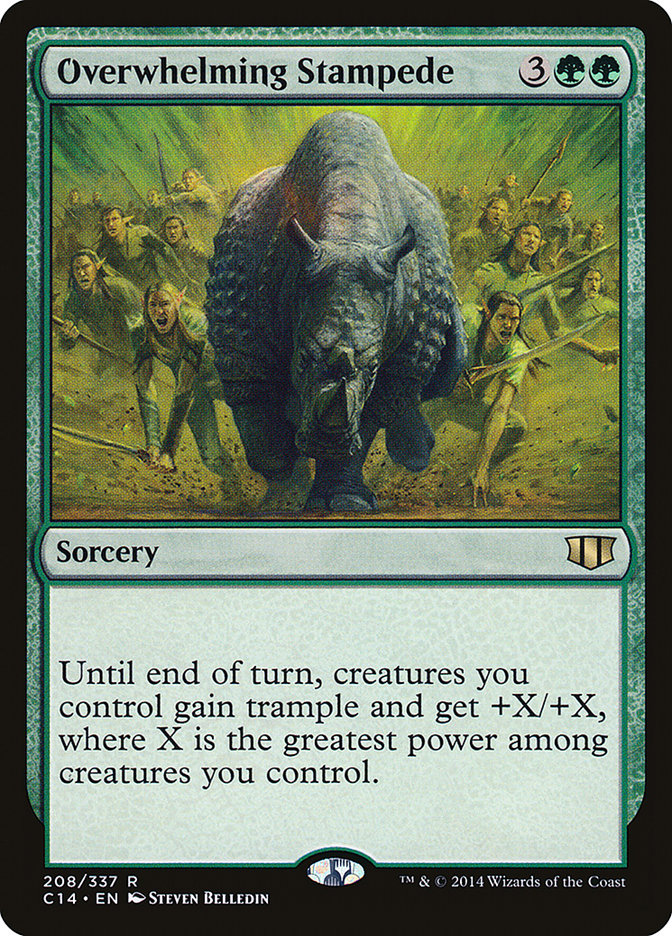 Overwhelming Stampede [Commander 2014] | Rock City Comics