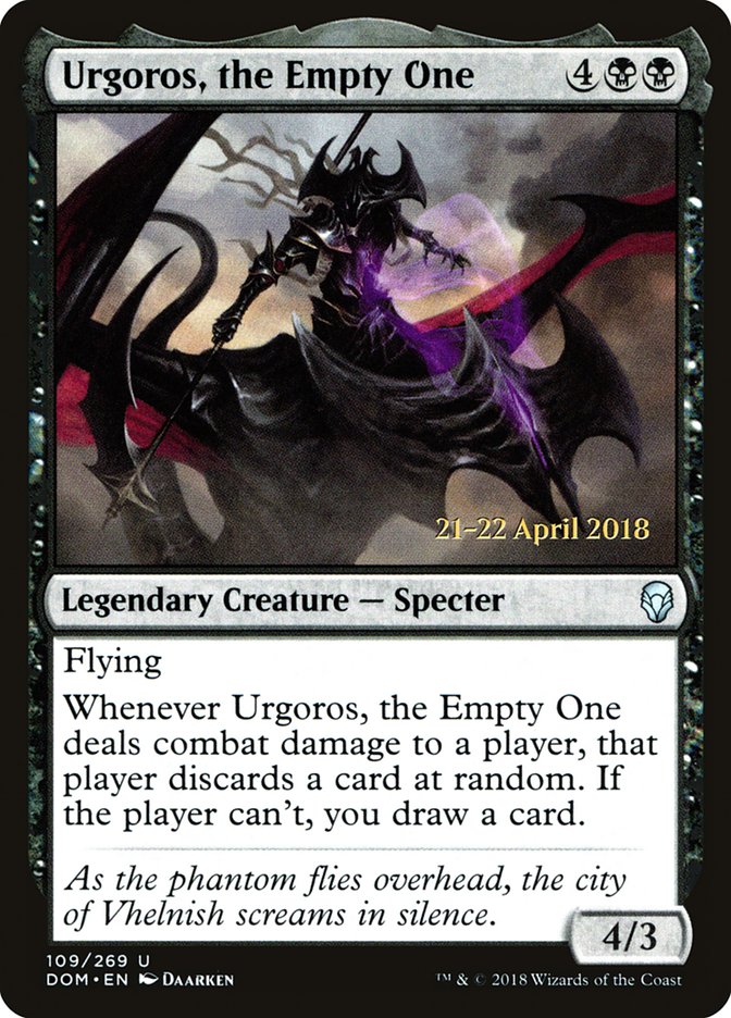 Urgoros, the Empty One  [Dominaria Prerelease Promos] | Rock City Comics