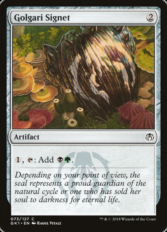 Golgari Signet [Guilds of Ravnica Guild Kit] | Rock City Comics