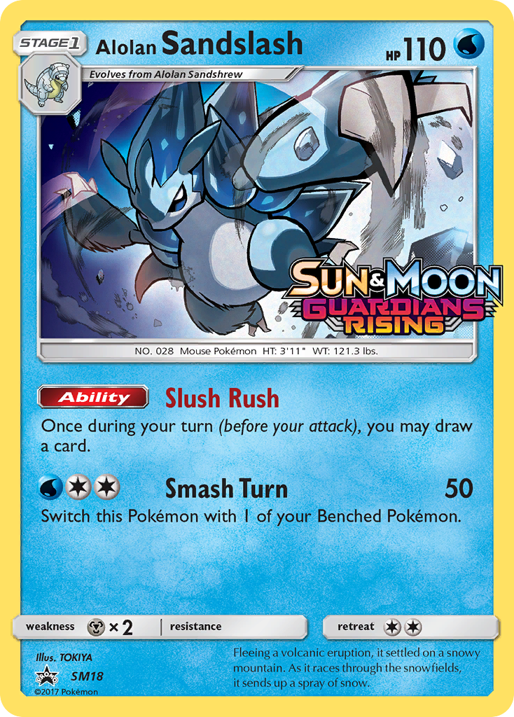 Alolan Sandslash (SM18) (Prerelease Promo) [Sun & Moon: Black Star Promos] | Rock City Comics