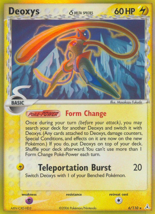 Deoxys (6/110) (Delta Species) [EX: Holon Phantoms] | Rock City Comics