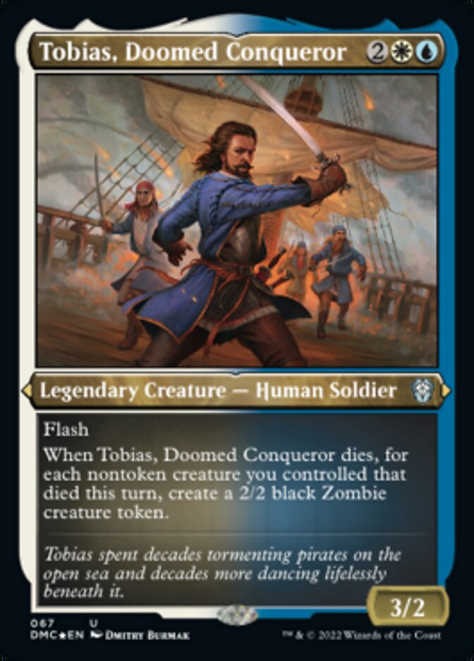 Tobias, Doomed Conqueror (Foil Etched) [Dominaria United Commander] | Rock City Comics