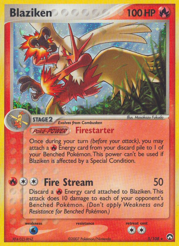 Blaziken (5/108) [EX: Power Keepers] | Rock City Comics