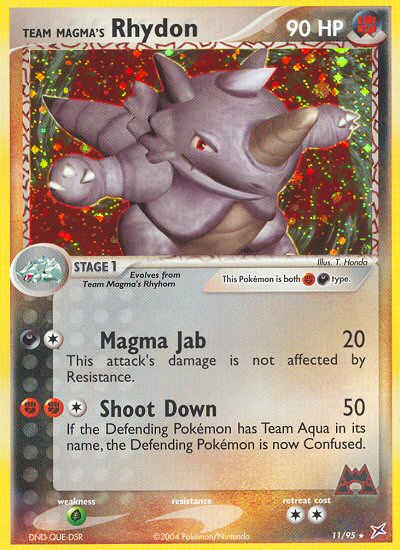 Team Magma's Rhydon (11/95) [EX: Team Magma vs Team Aqua] | Rock City Comics