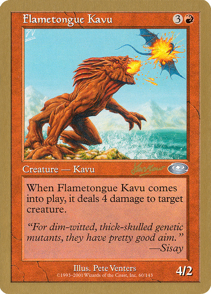 Flametongue Kavu (Sim Han How) [World Championship Decks 2002] | Rock City Comics