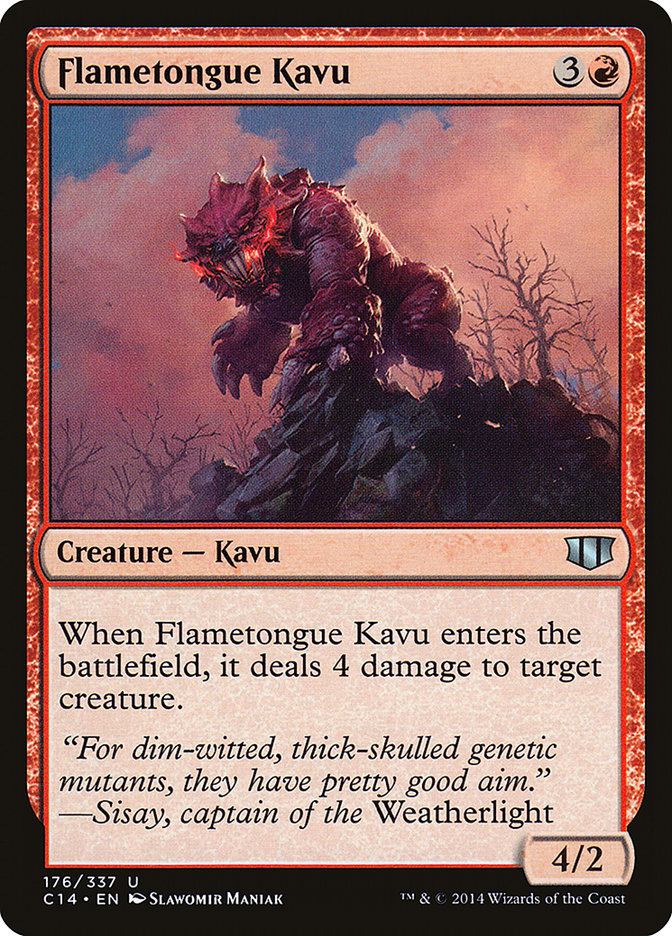 Flametongue Kavu [Commander 2014] | Rock City Comics