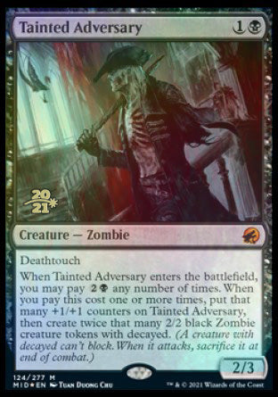 Tainted Adversary [Innistrad: Midnight Hunt Prerelease Promos] | Rock City Comics