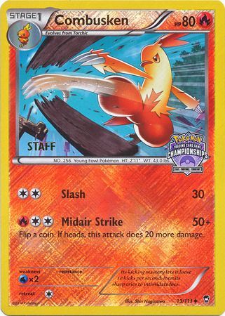 Combusken (13/111) (Championship Promo Staff) [XY: Furious Fists] | Rock City Comics