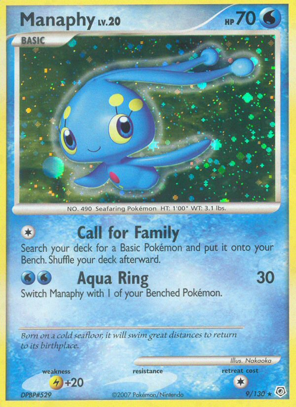 Manaphy (9/130) [Diamond & Pearl: Base Set] | Rock City Comics