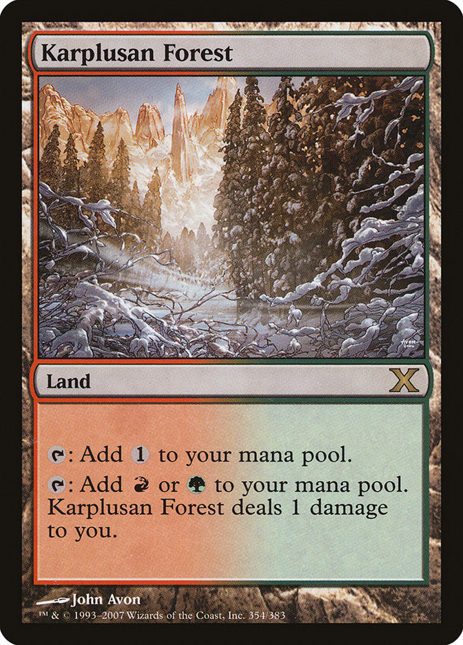 Karplusan Forest [Tenth Edition] | Rock City Comics