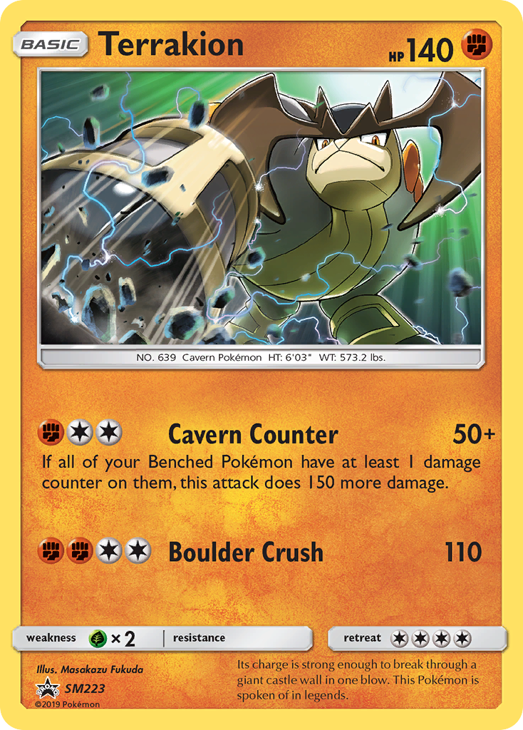 Terrakion (SM223) [Sun & Moon: Black Star Promos] | Rock City Comics