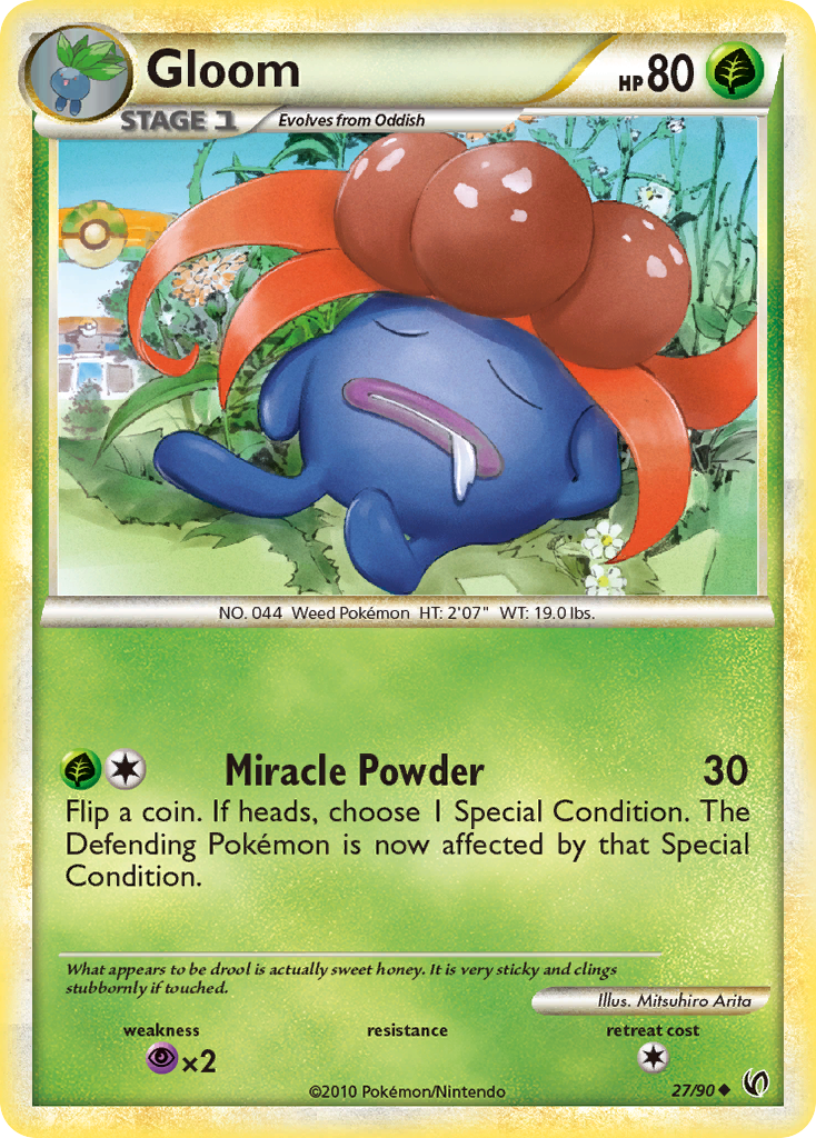 Gloom (27/90) [HeartGold & SoulSilver: Undaunted] | Rock City Comics