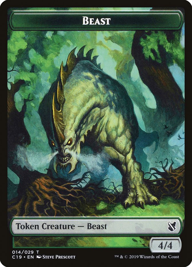 Beast (014/029) [Commander 2019 Tokens] | Rock City Comics