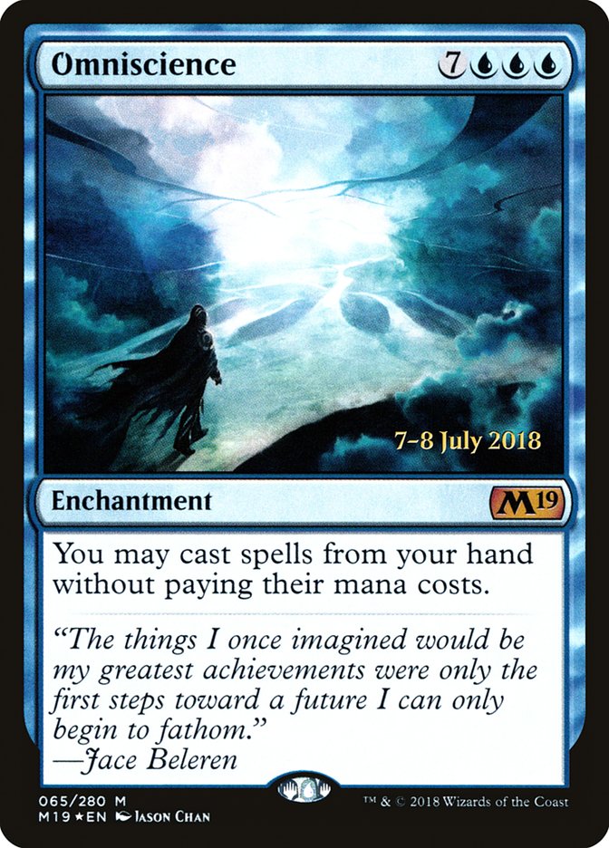 Omniscience  [Core Set 2019 Prerelease Promos] | Rock City Comics