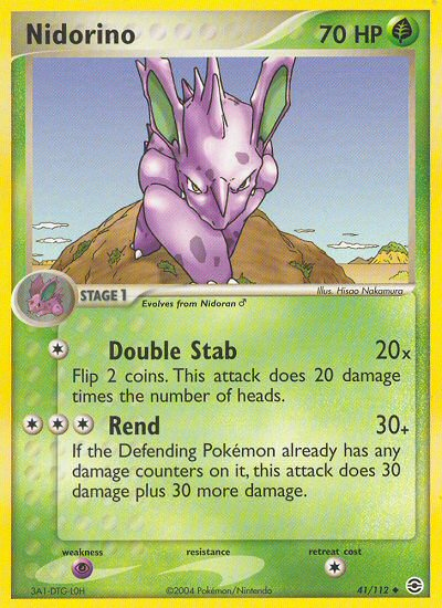 Nidorino (41/112) [EX: FireRed & LeafGreen] | Rock City Comics