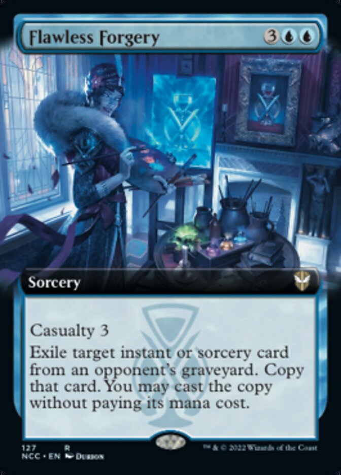 Flawless Forgery (Extended Art) [Streets of New Capenna Commander] | Rock City Comics