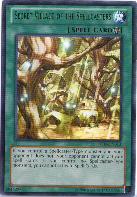 Secret Village of the Spellcasters (Green) [DL14-EN013] Rare | Rock City Comics