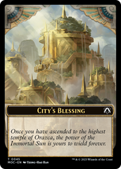 Elephant // City's Blessing Double-Sided Token [March of the Machine Commander Tokens] | Rock City Comics