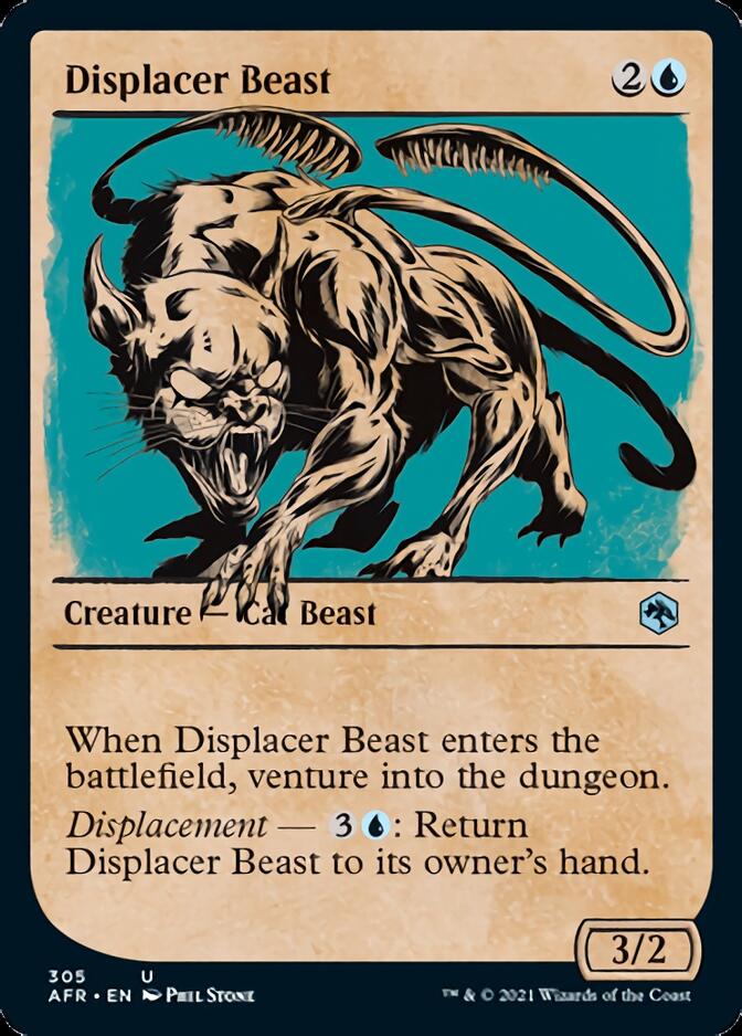 Displacer Beast (Showcase) [Dungeons & Dragons: Adventures in the Forgotten Realms] | Rock City Comics