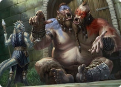 Ettin Art Card [Dungeons & Dragons: Adventures in the Forgotten Realms Art Series] | Rock City Comics