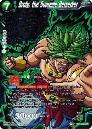 Broly, the Supreme Berserker (SPR) [BT6-074_SPR] | Rock City Comics