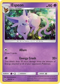 Espeon (89/214) (Cosmos Holo) (Blister Exclusive) [Sun & Moon: Lost Thunder] | Rock City Comics