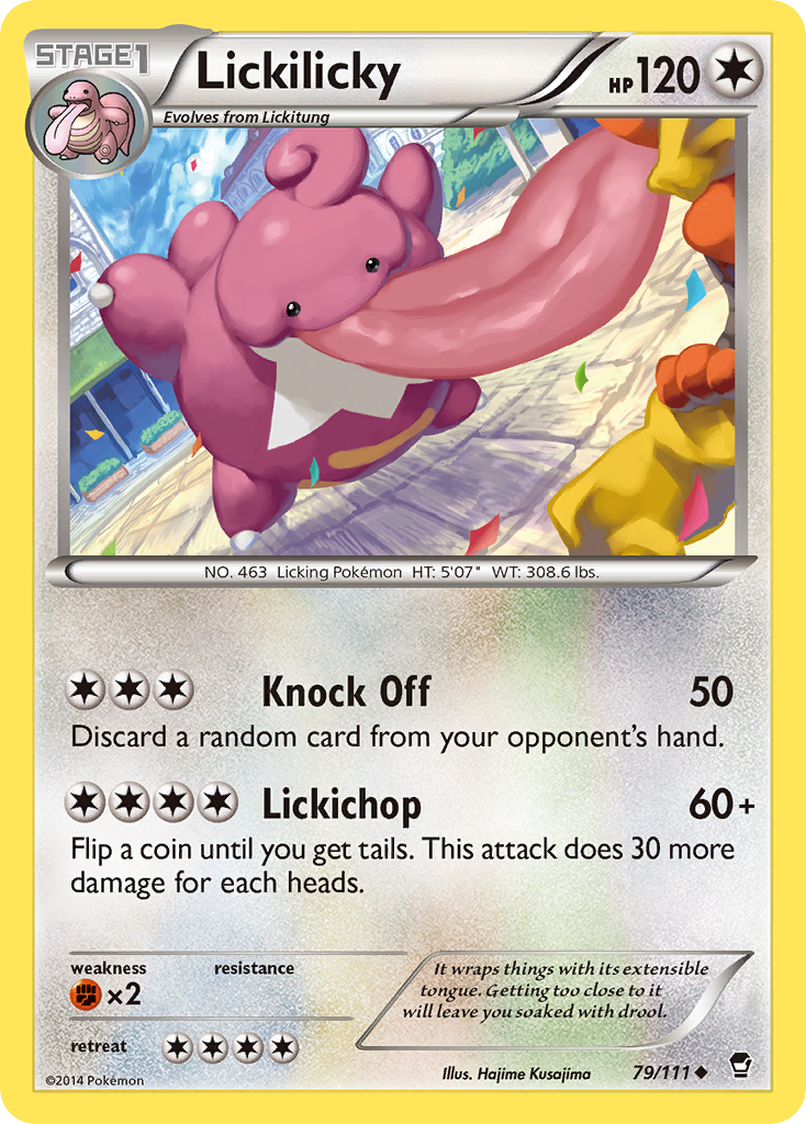 Lickilicky (79/111) [XY: Furious Fists] | Rock City Comics