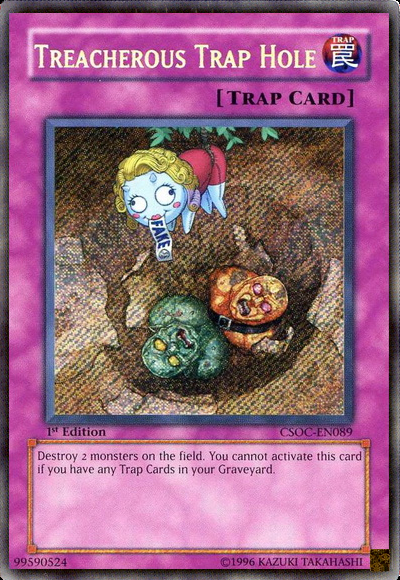 Treacherous Trap Hole [CSOC-EN089] Secret Rare | Rock City Comics