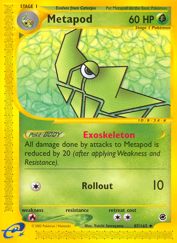 Metapod (87/165) [Expedition: Base Set] | Rock City Comics