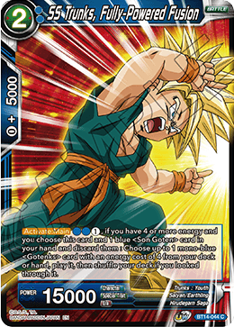 SS Trunks, Fully-Powered Fusion (BT14-044) [Cross Spirits] | Rock City Comics