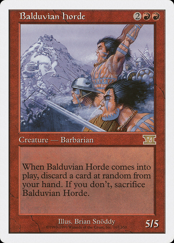 Balduvian Horde [Classic Sixth Edition] | Rock City Comics