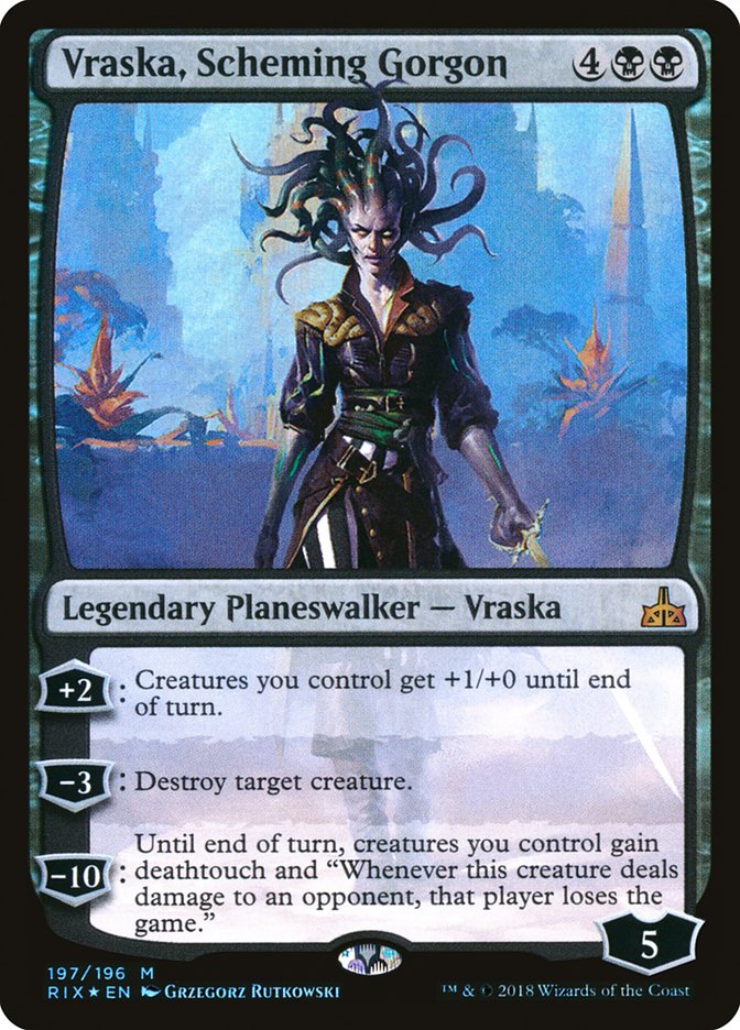 Vraska, Scheming Gorgon [Rivals of Ixalan] | Rock City Comics