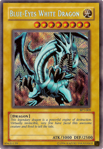 Blue-Eyes White Dragon [BPT-009] Secret Rare | Rock City Comics