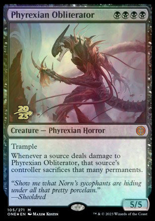 Phyrexian Obliterator [Phyrexia: All Will Be One Prerelease Promos] | Rock City Comics