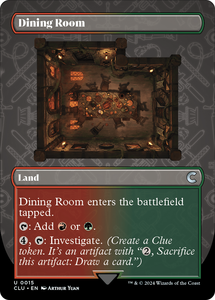 Dining Room (Borderless) [Ravnica: Clue Edition] | Rock City Comics