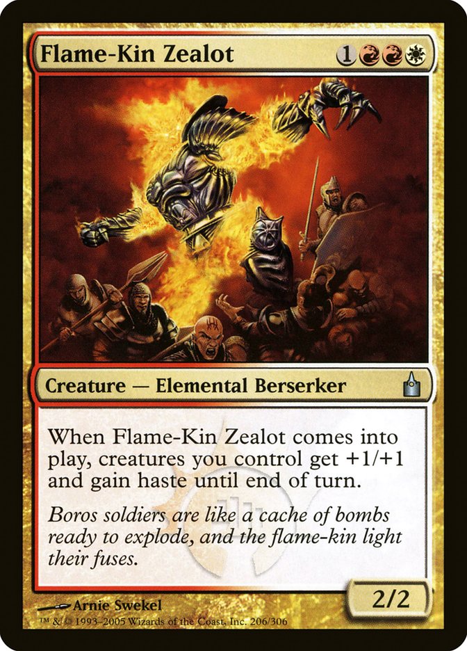 Flame-Kin Zealot [Ravnica: City of Guilds] | Rock City Comics