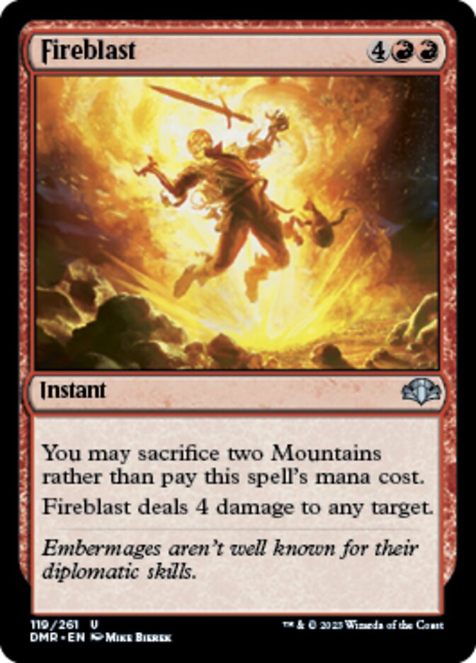 Fireblast [Dominaria Remastered] | Rock City Comics