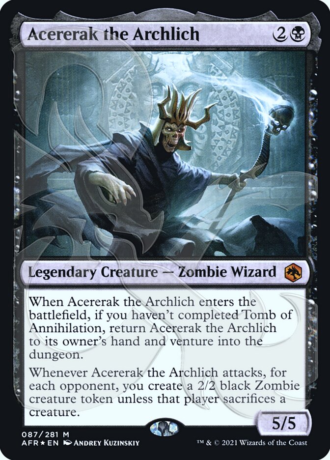 Acererak the Archlich (Ampersand Promo) [Dungeons & Dragons: Adventures in the Forgotten Realms Promos] | Rock City Comics