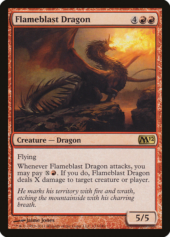 Flameblast Dragon [Magic 2012] | Rock City Comics