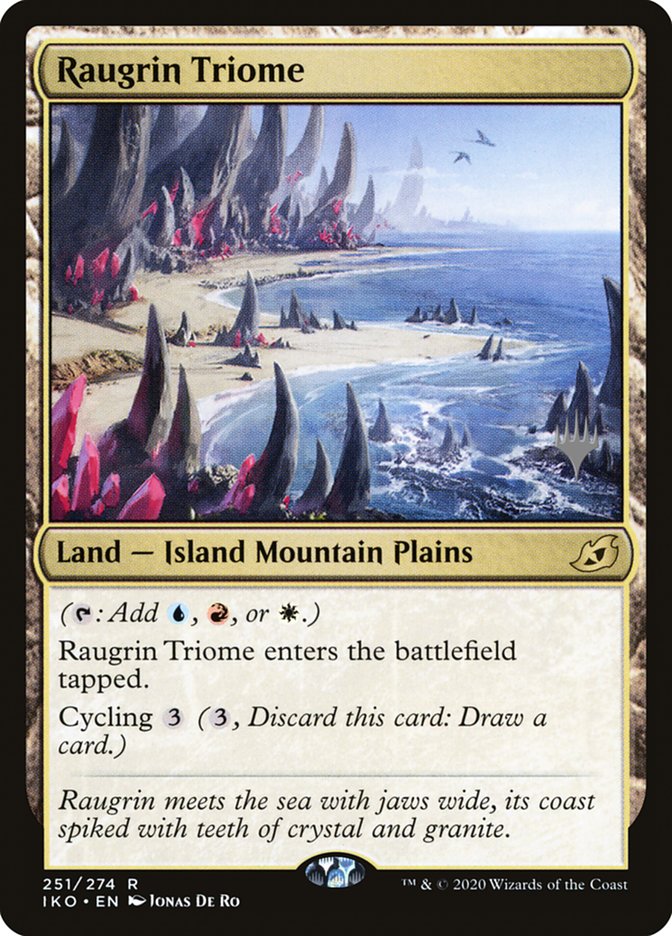 Raugrin Triome (Promo Pack) [Ikoria: Lair of Behemoths Promos] | Rock City Comics