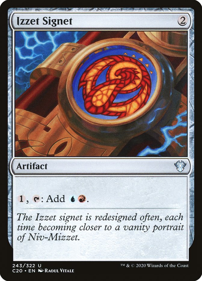 Izzet Signet [Commander 2020] | Rock City Comics