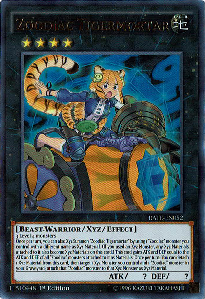 Zoodiac Tigermortar [RATE-EN052] Ultra Rare | Rock City Comics