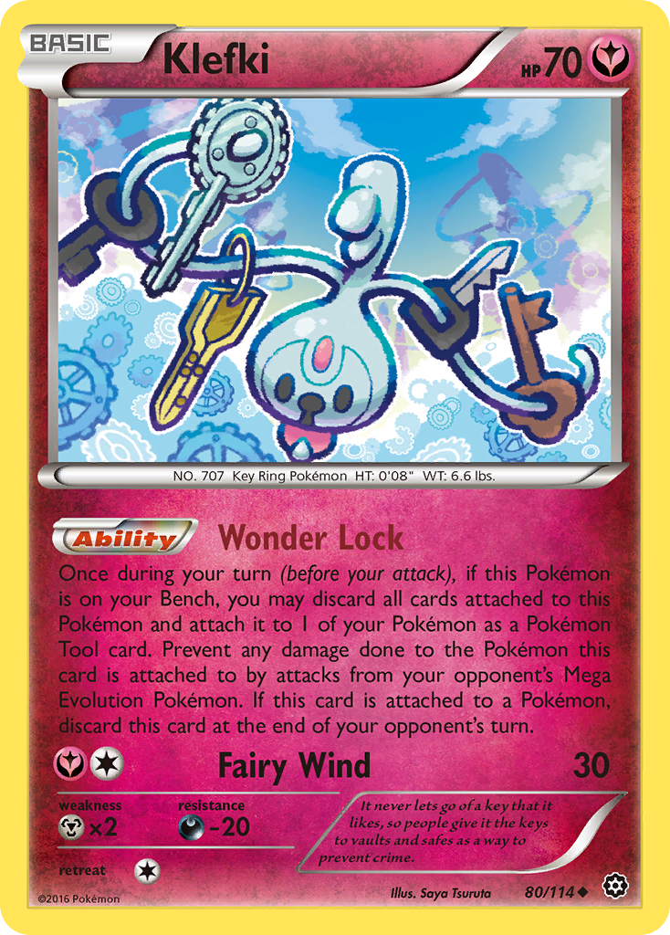 Klefki (80/114) [XY: Steam Siege] | Rock City Comics