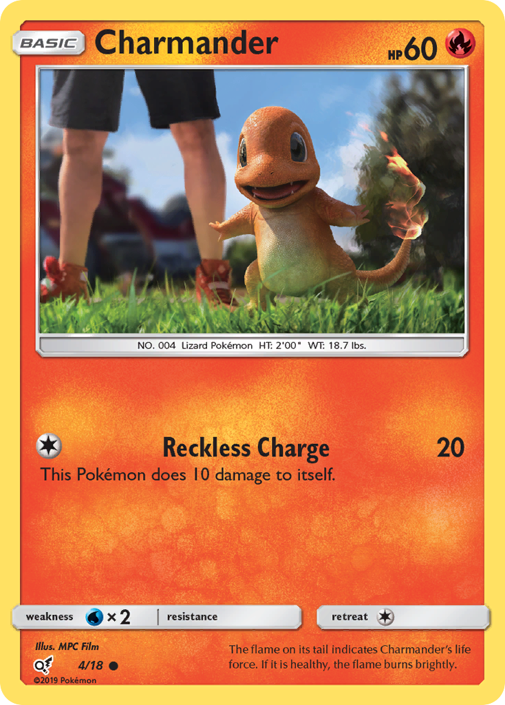 Charmander (4/18) [Sun & Moon: Detective Pikachu] | Rock City Comics