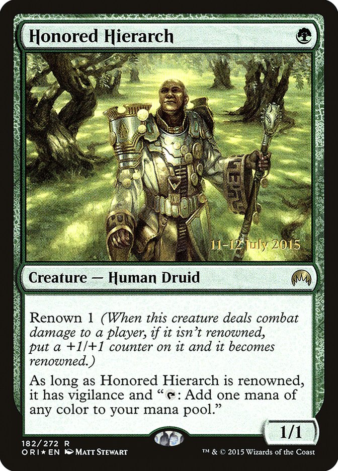 Honored Hierarch [Magic Origins Prerelease Promos] | Rock City Comics