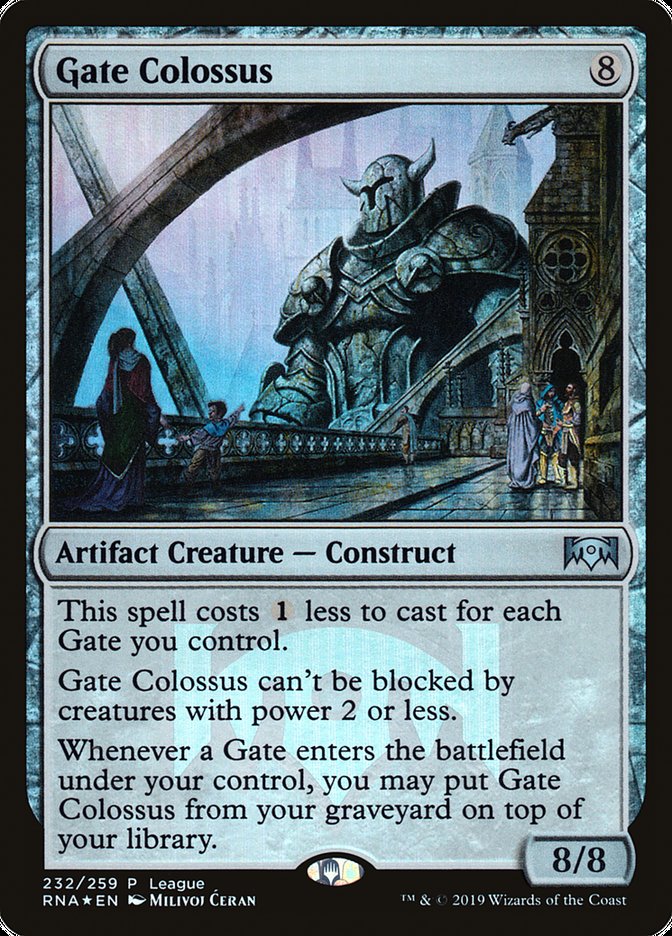 Gate Colossus (League) [Ravnica Allegiance Promos] | Rock City Comics