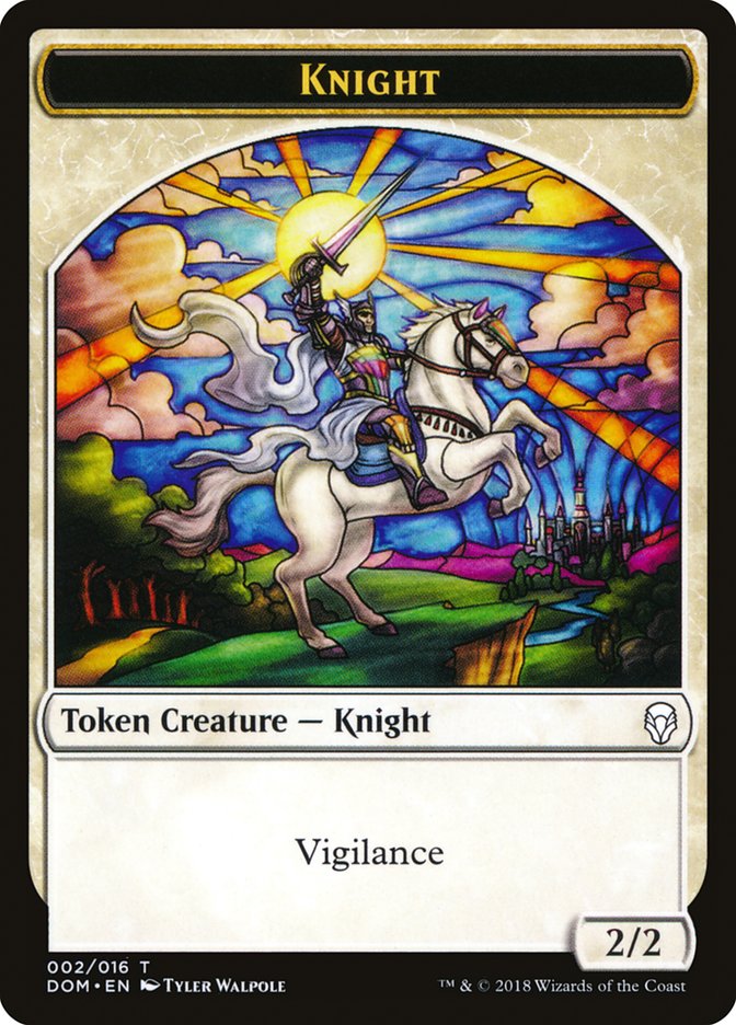 Knight (002/016) [Dominaria Tokens] | Rock City Comics