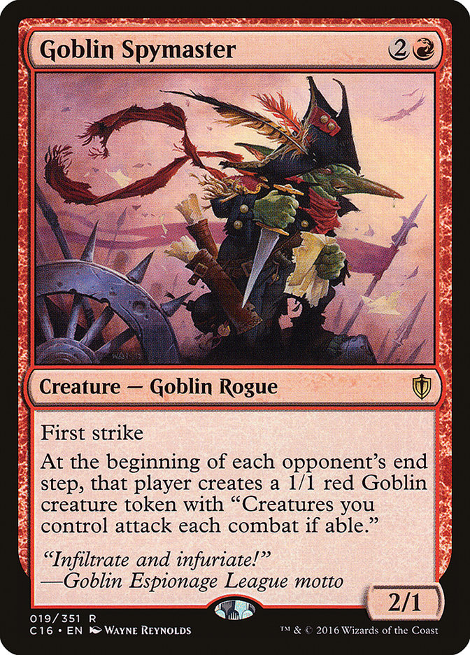 Goblin Spymaster [Commander 2016] | Rock City Comics